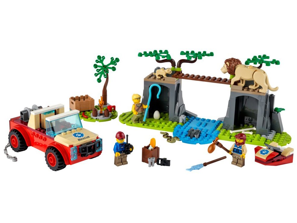 LEGO City Off-Roader para Salvar - Animais Selvagens 157 Peças 60301 - 3
