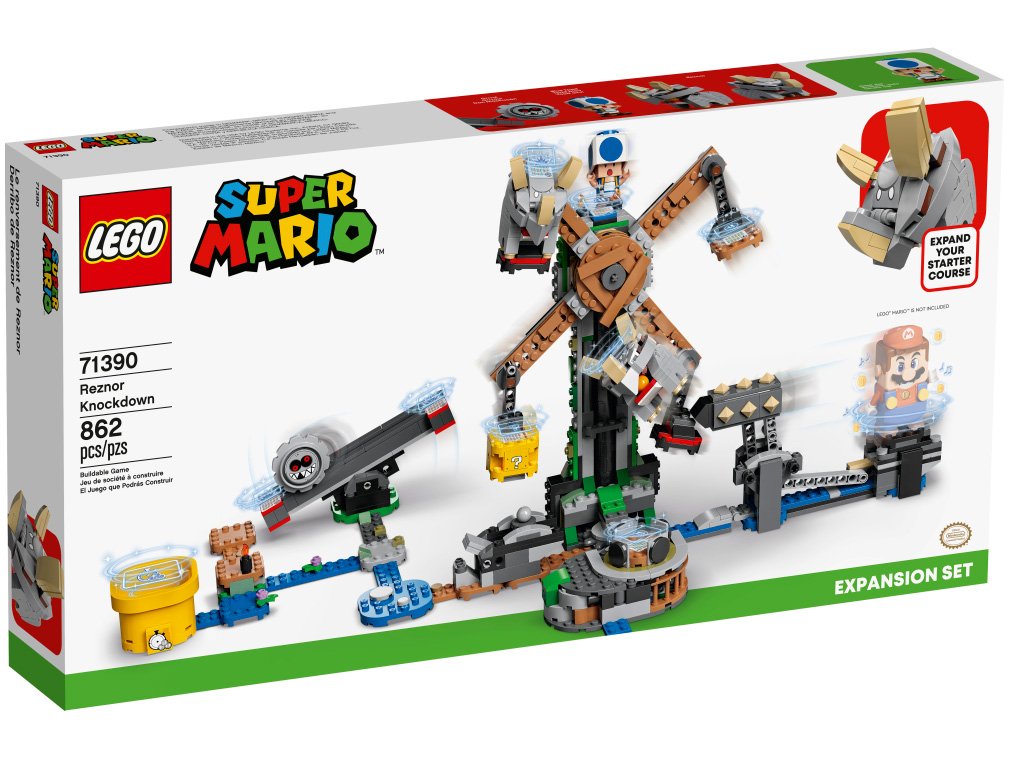 LEGO Super Mario Conjunto de Expansão Reznor - Knockdown 862 Peças 71390