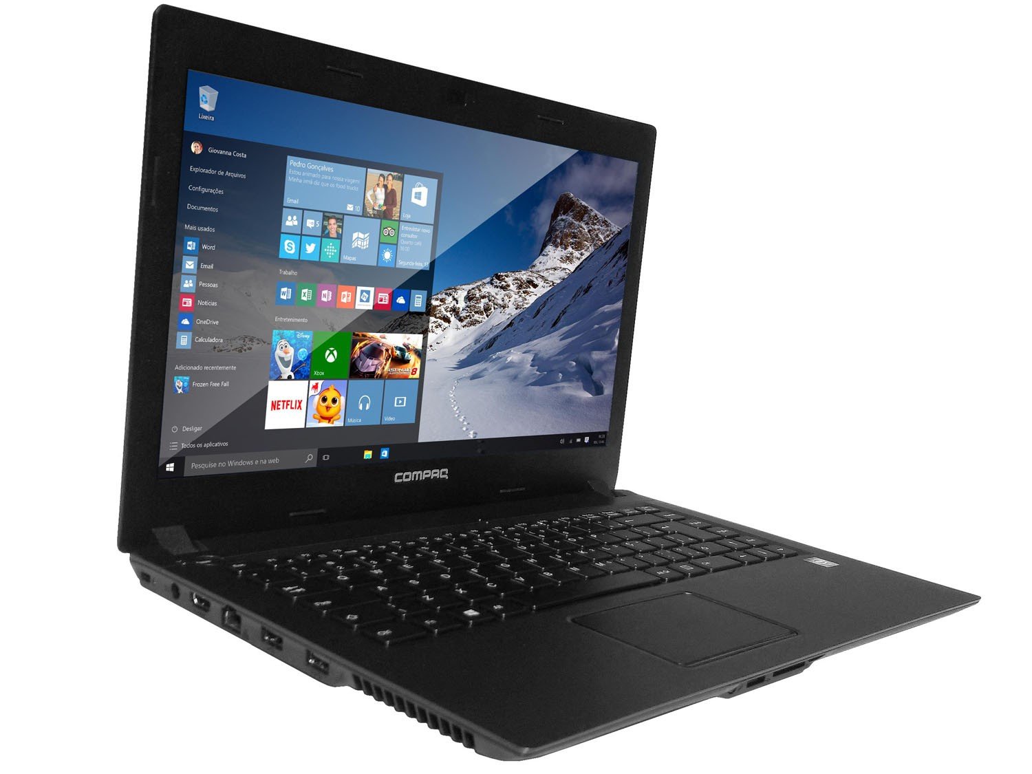 Notebook Compaq Presario CQ-23 Intel Dual Core 4GB 500GB LED 14 ...