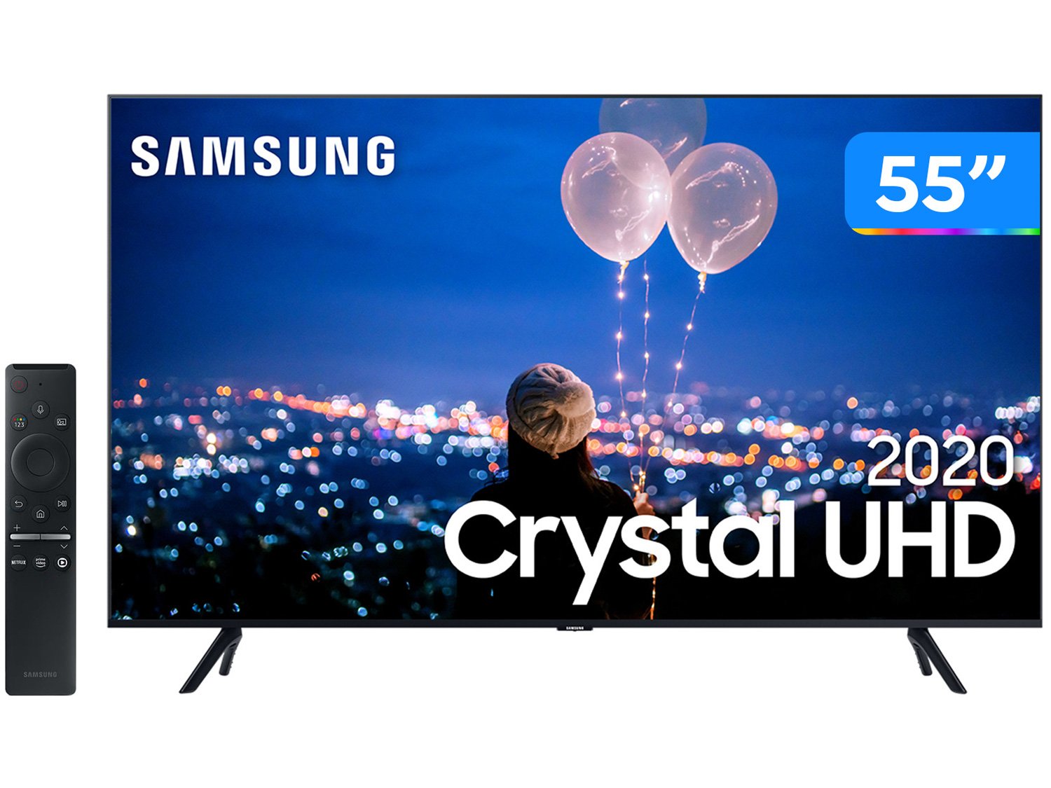 Smart Tv Crystal Uhd 4k Led 55 Samsung 55tu8000 Wi Fi Bluetooth Hdr 3 Hdmi 2 Usb Smart Tv Magazine Luiza