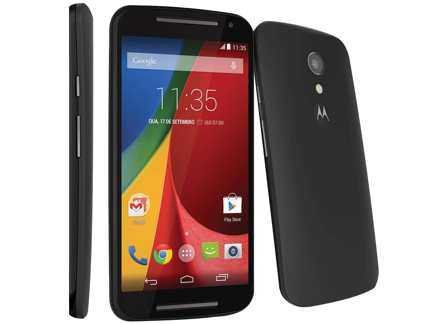 Smartphone Motorola Moto G Dual Chip 3G Câm. 8MP Android 4.4 Tela 5 ...