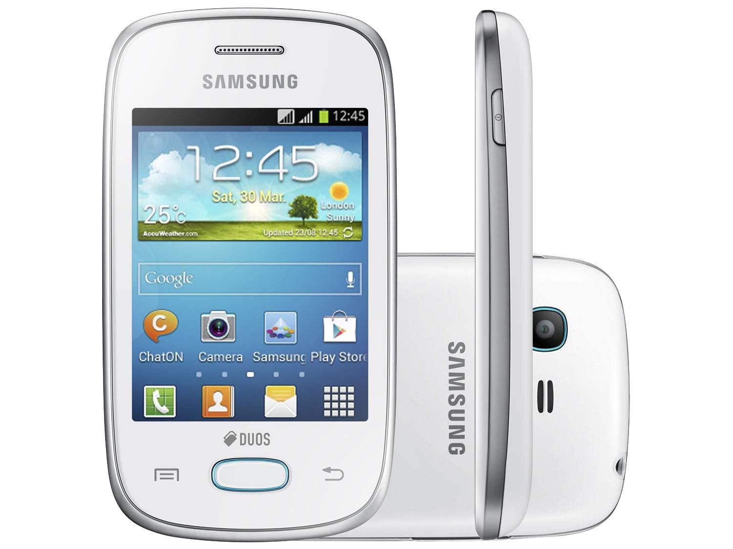 Smartphone Samsung Galaxy Pocket Neo Duos DualChip 3G Android 4.1 Câm ...