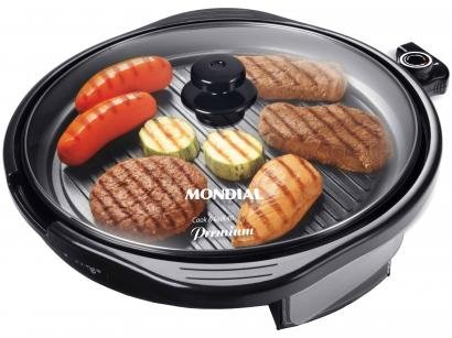 Grill Mondial Premium G 03 - 2 em 1 Redondo 1200W