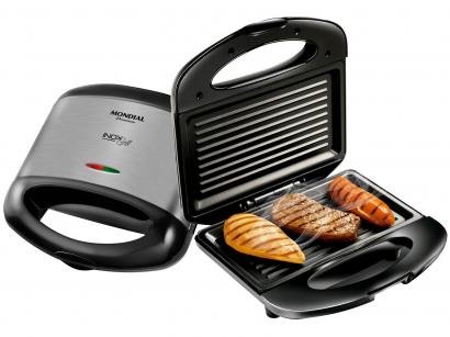Sanduicheira/Grill Mondial Premium S-07 800W - Antiaderente