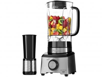 Liquidificador Philco Turbo PLQ1350 - Preto e Cinza com Filtro 12 Velocidades 1200W