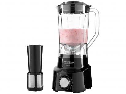 Liquidificador Britânia Diamante 800 2,6L Preto - 4 Velocidades com Filtro 900W