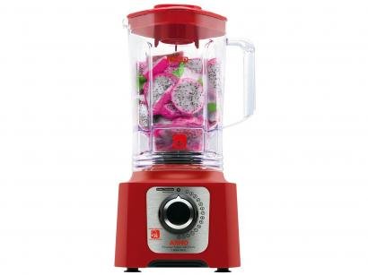 Liquidificador Arno Power Max 1400 LN56 3,1L - Vermelho 15 Velocidades 1400W