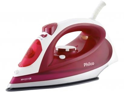 Ferro de Passar Roupa a Vapor e a Seco Philco - PFV2310R Rosa
