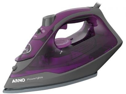 Ferro de Passar Roupa a Vapor e a Seco Arno - Powergliss FPO1 Cinza e Roxo