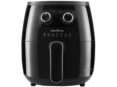 Fritadeira Elétrica sem Óleo/Air Fryer Britânia - BFR15P Preta 6L com Timer