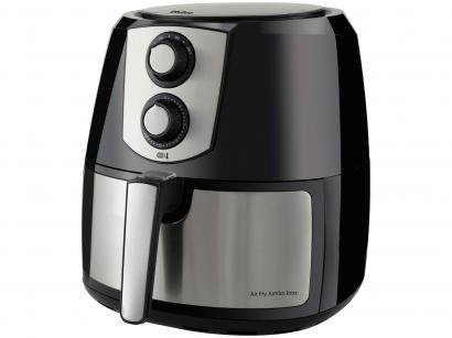 Fritadeira Elétrica sem Óleo/Air Fryer Philco - Fry Jumbo Inox Preto 4,4L com Timer