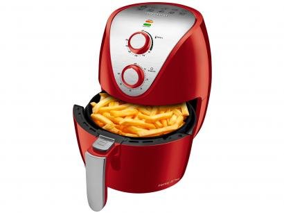 Fritadeira Elétrica sem Óleo/Air Fryer Mondial - Family IV Red AF-32-RI Vermelho 3,5L