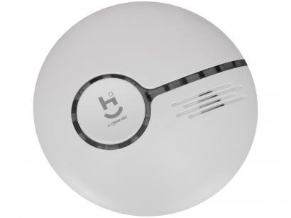 Sensor de Fumaça Inteligente de Teto - Cobertura 360º Até 30m Geonav Home Intelligence