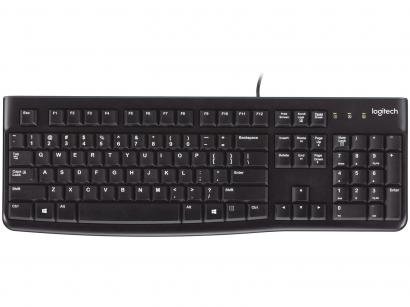 Teclado Numérico Logitech K120 USB - ABNT Preto