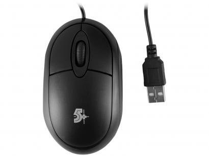 Mouse 5+ Óptico 1000DPI 3 Botões - Office