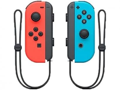 Controle para Nintendo Switch sem Fio Joy-Con - Vermelho e Azul