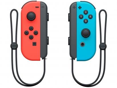 Controle para Nintendo Switch sem Fio Joy-Con - Vermelho e Azul