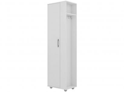 Armário Multiuso 1 Porta 4 Prateleiras MDP - Poliman Móveis Roma C29050