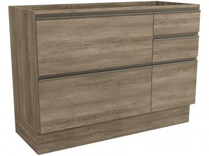 Balcão de Cozinha para Pia Kappesberg 1 Porta - 4 Gavetas Maxxi G746-NO MDP