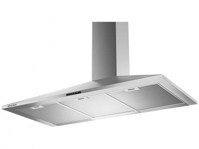 Coifa de Parede Brastemp 90cm 6 Bocas - Inox 3 Velocidades BAI91 BRANA