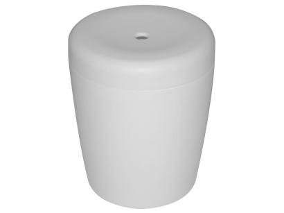Puff Baú Redondo Infantil Branco Basic - Tramontina