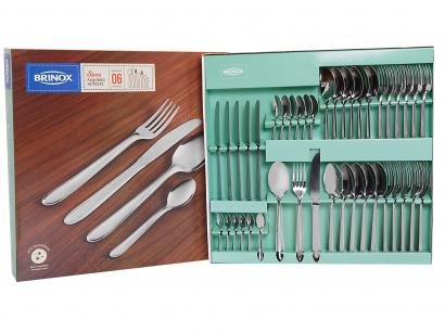 Faqueiro Brinox Siena 5109/120 Inox - 42 Peças