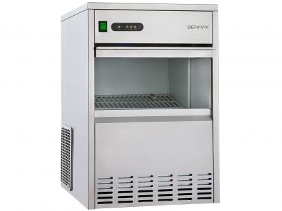 Máquina de Gelo BenMax Super Ice Produção até 50kg - Armazenamento até 7kg Inox