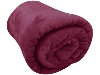 Manta Casal 100% Poliéster Jolitex - Dyuri Vinho