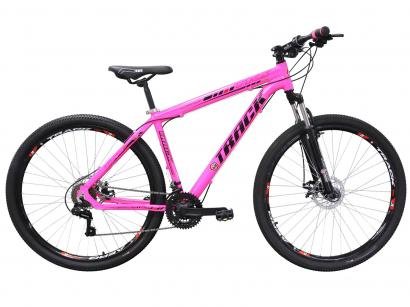 Mountain Bike Aro 29 Track Bikes TKS 29 PN - Alumínio Freio a Disco 21 Marchas