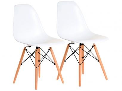Conjunto de Cadeiras Pé Palito 2 Peças Garden Life - Eames Wood