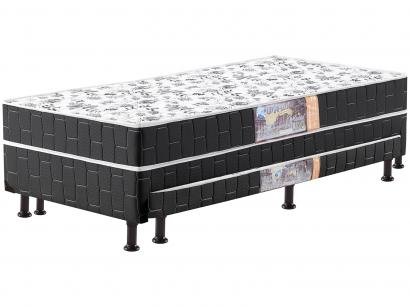 Cama Box Solteiro Umaflex Conjugado - com Cama Auxiliar de Mola 22cm de Altura Bibox