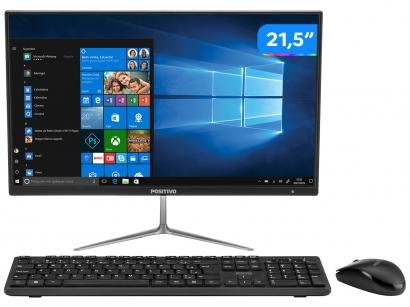 Computador All in One Positivo Union C4128A-21 - Intel Celeron Dual-Core 4GB 128GB SSD LED 21,5"