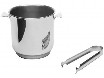 Balde de Gelo Inox com Pegador 650ml Forma - Bartender