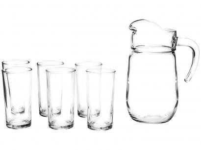 Conjunto para Suco em Vidro 7 Peças Ruvolo - Glass Company Dubai