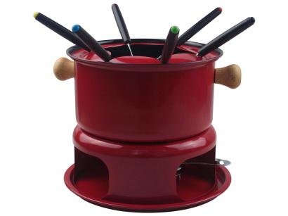 Aparelho de Fondue 11 Peças Vermelho Meridional - Monte Verde