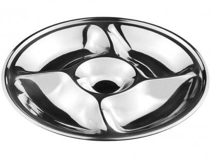 Petisqueira de Inox Redonda - UP Home Clean
