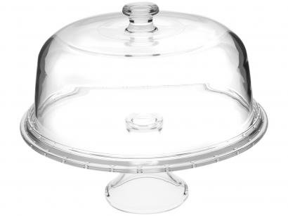 Boleira de Vidro Redonda com Tampa Ruvolo - Klassikglas San Remo 32cm