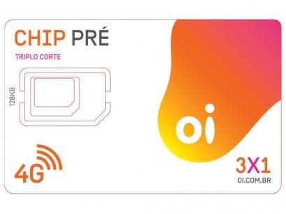 Chip Oi 3 em 1 Pré - DDD 54 RS Tecnologia 4G