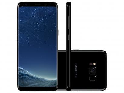 Smartphone Samsung Galaxy S8 64GB Preto 4G - 4G RAM Tela 5.8" Câm. 12MP + Câm. Selfie 8MP