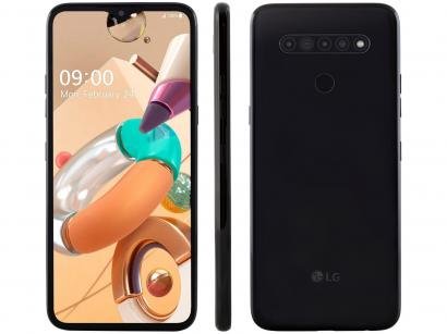 Smartphone LG K41S 32GB Preto 4G Octa-Core - 3GB RAM Tela 6,55" Câm. Quádrupla + Selfie 8MP
