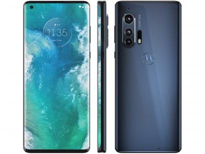 Smartphone Motorola Edge+ 256GB Thunder Grey 5G - 12GB RAM Tela 6,7" Câm. Quádrupla + Selfie 25MP