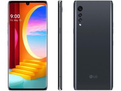 Smartphone LG Velvet 128GB Aurora Gray Octa-Core - 6GB RAM Tela 6,8" Câm. Tripla + Selfie 16MP