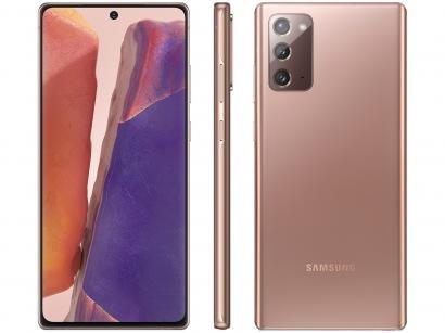 Smartphone Samsung Galaxy Note 20 256GB Mystic - Bronze 8GB RAM Tela 6,7" Câm. Tripla + Selfie 10MP