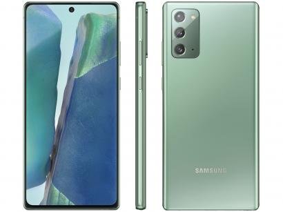 Smartphone Samsung Galaxy Note 20 256GB Mystic - Green 8GB RAM Tela 6,7" Câm. Tripla + Selfie 10MP