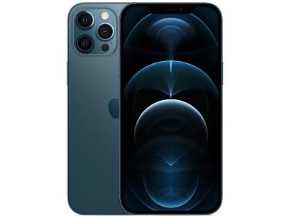 iPhone 12 Pro Max Apple 512GB Azul-Pacífico 6,7" - Câm. Tripla 12MP iOS