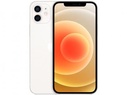 iPhone 12 Apple 128GB Branco Tela 6,1" - Câm. Dupla 12MP iOS