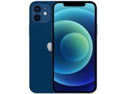 iPhone 12 Apple 256GB Azul Tela 6,1" - Câm. Dupla 12MP iOS
