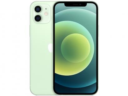 iPhone 12 Apple 256GB Verde Tela 6,1" - Câm. Dupla 12MP iOS
