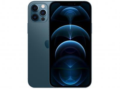 iPhone 12 Pro Apple 256GB Azul-Pacífico 6,1" - Câm. Tripla 12MP iOS