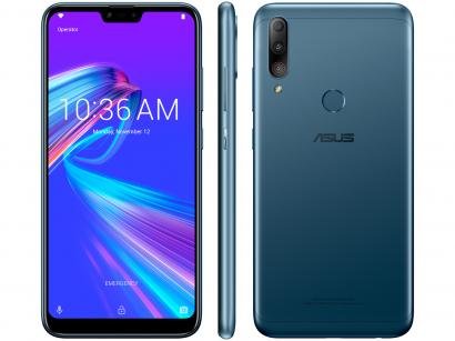 Smartphone Asus ZenFone Shot Plus 64GB Azul 4G - Octa-Core 4GB RAM 6,26" Câm. Tripla + Selfie 8MP